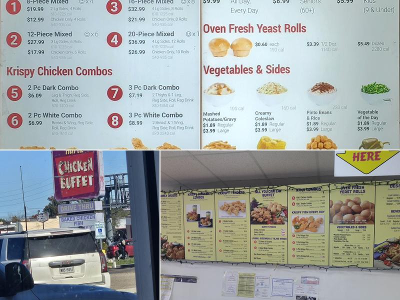 Hartz Chicken #185 Menu