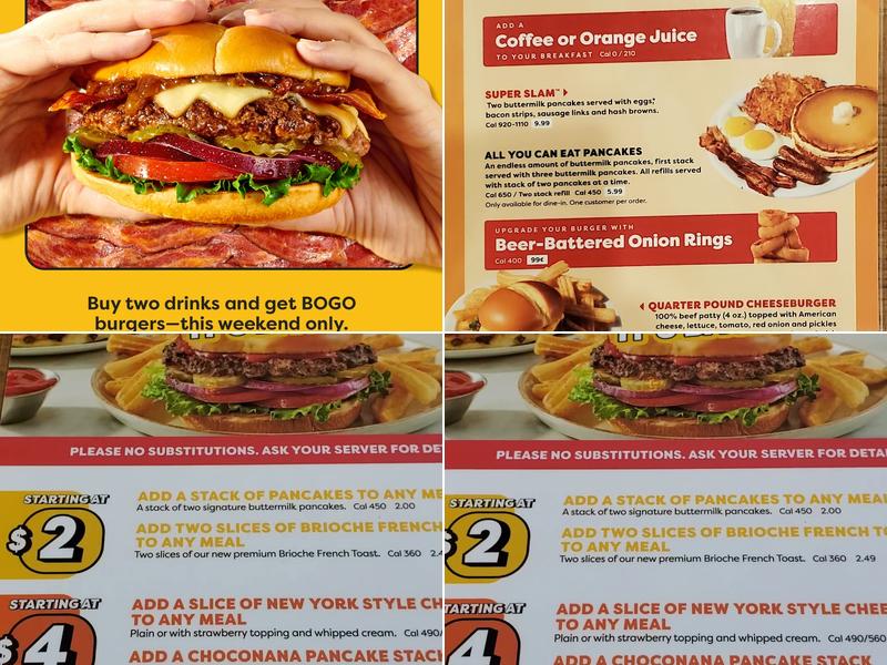 Denny's Menu