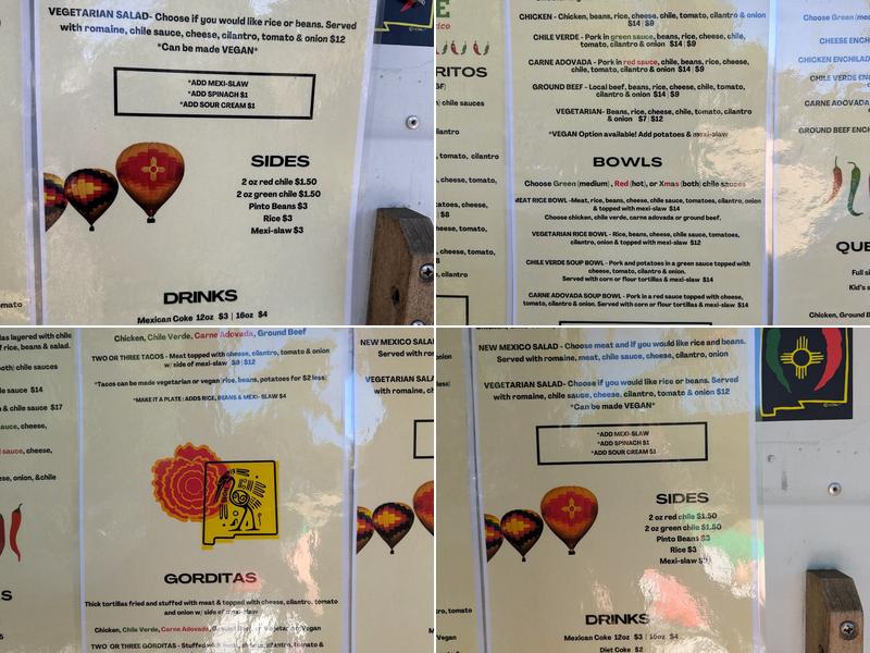 Sol Verde Menu