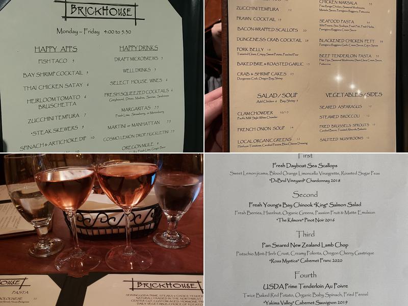 Brickhouse Menu