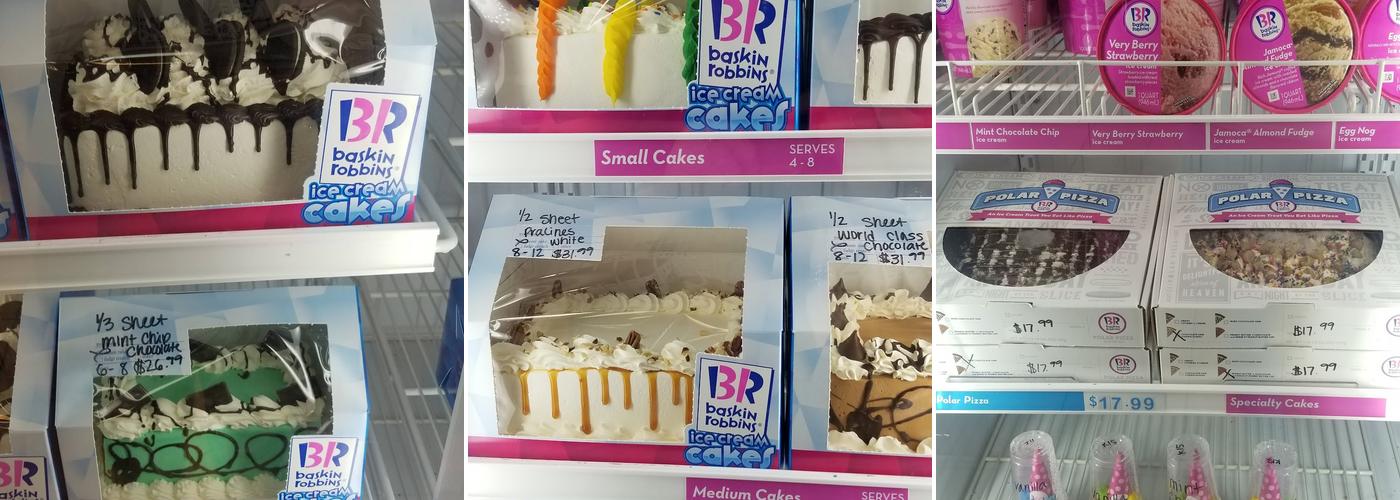 Baskin-Robbins Menu