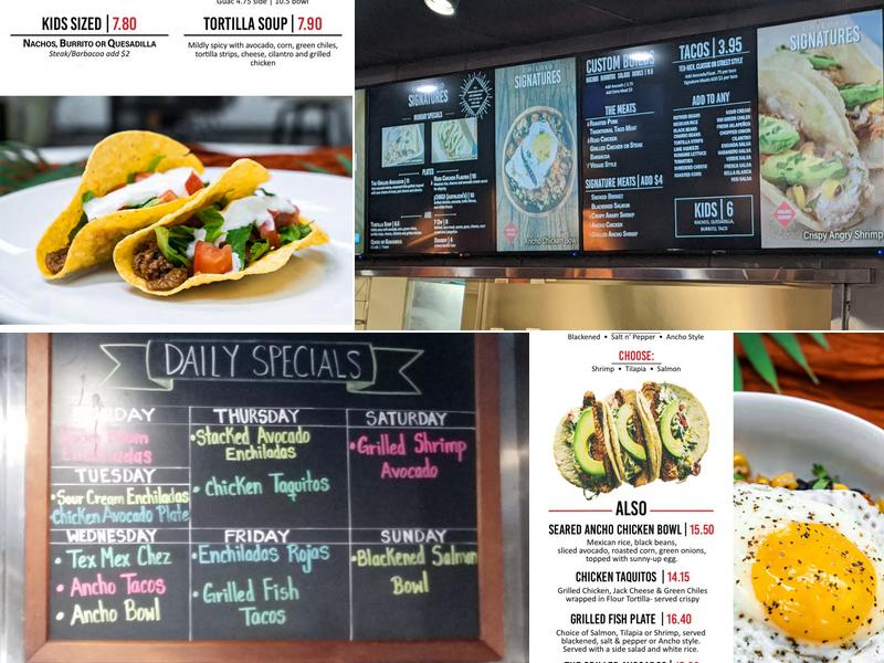 Chiloso Mexican Bistro Menu