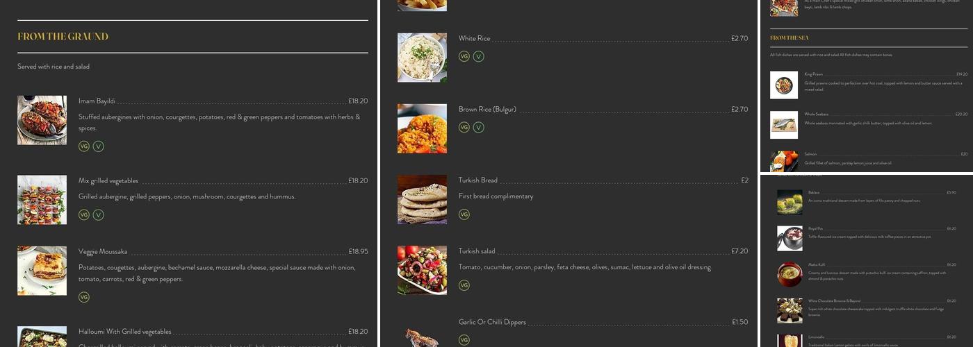 Truva Lounge Cocktail Bar Menu