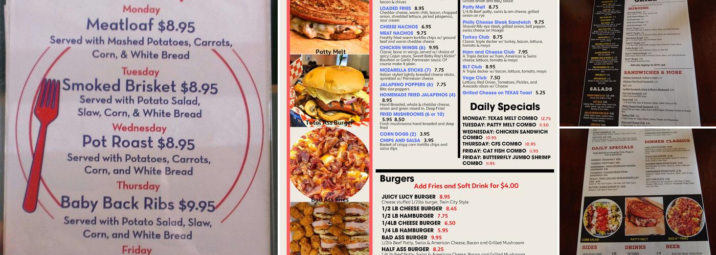 The Garland Grill and Bar Menu