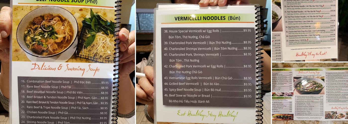 Cali Kitchen Menu