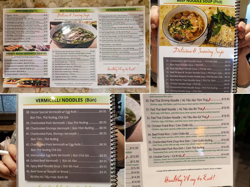 Cali Kitchen Menu