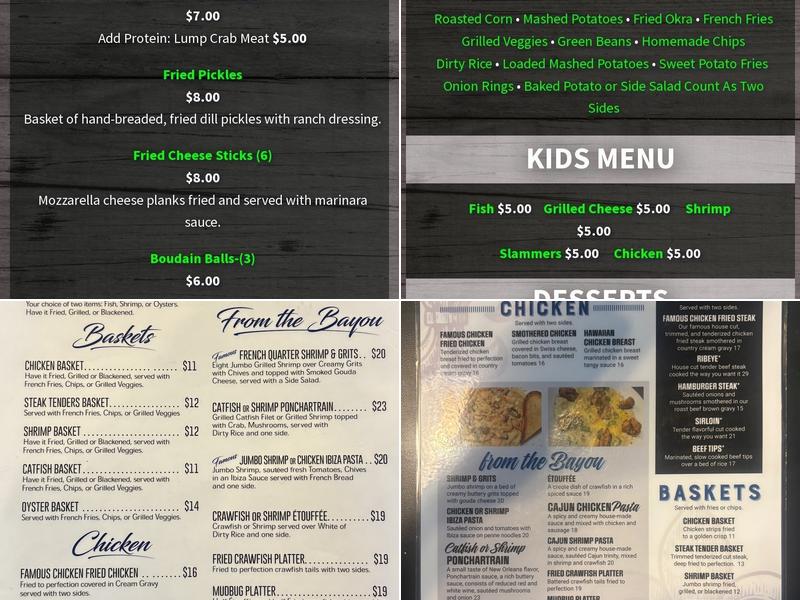 Hamilton's Restaurant And Bar Menu