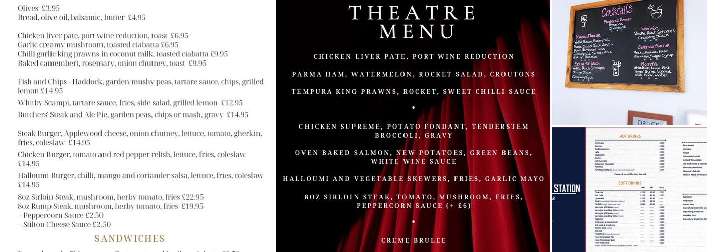 The Old Police Station Menu