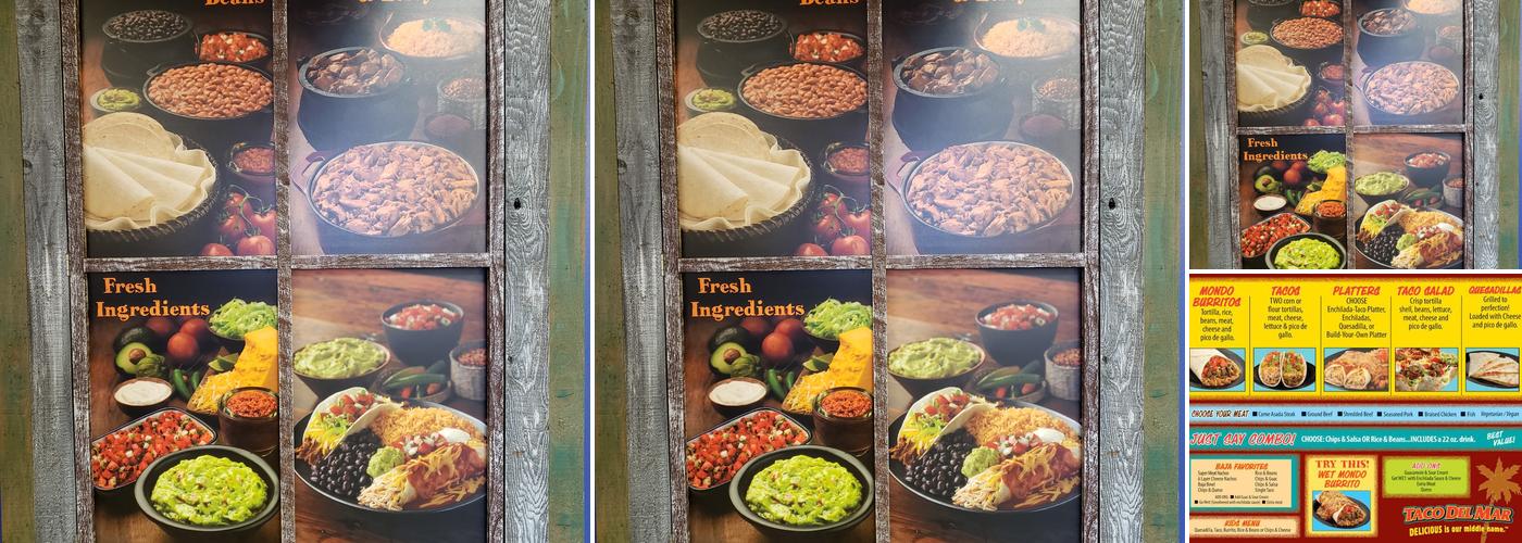 Taco Del Mar Menu