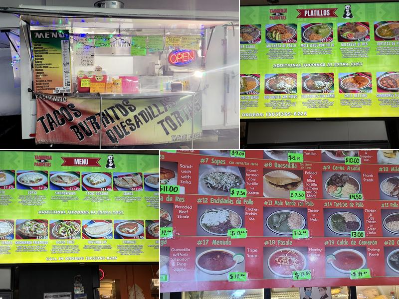 Taqueria Los Panditas Menu