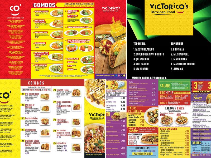 Victorico’s Mexican Food - Wallace Rd Salem Menu