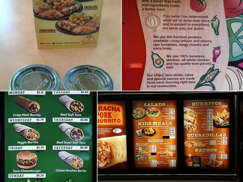 Taco Time Menu