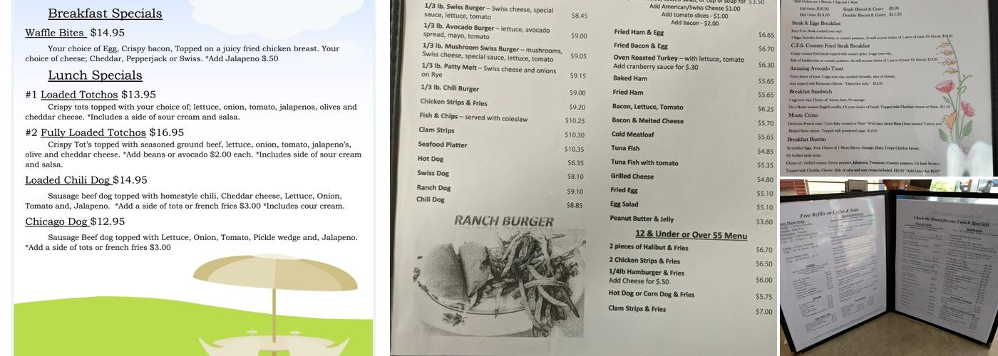 Original Court St Dairy Lunch Menu