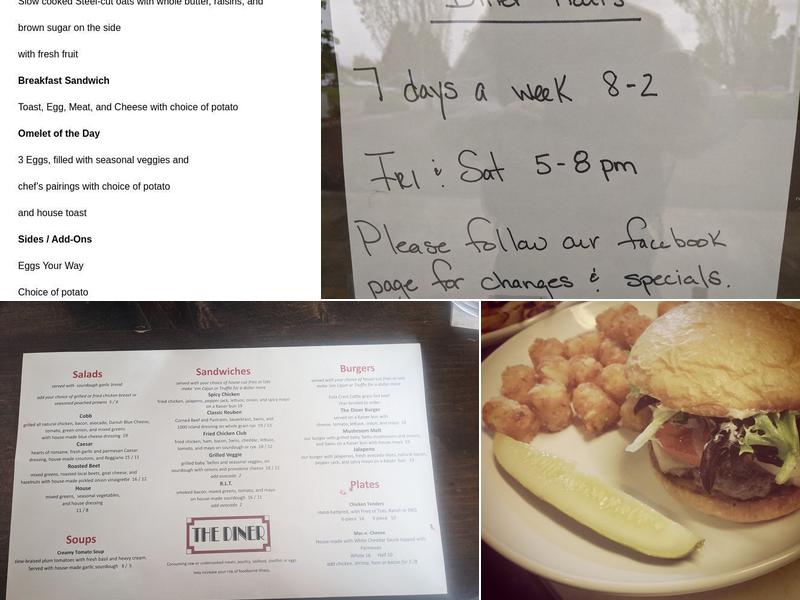 The Diner Menu