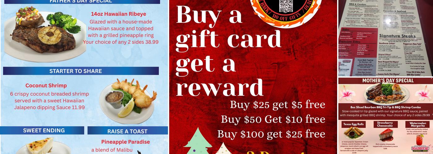 Original Roadhouse Grill Menu