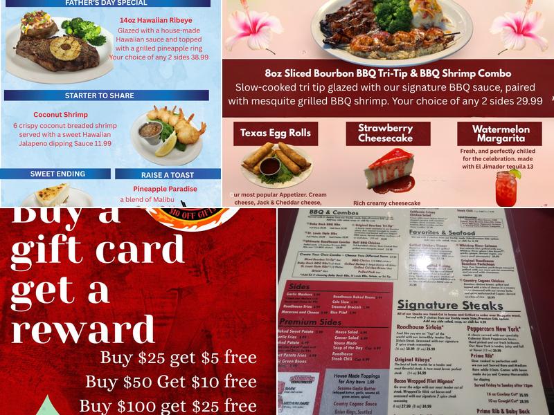 Original Roadhouse Grill Menu