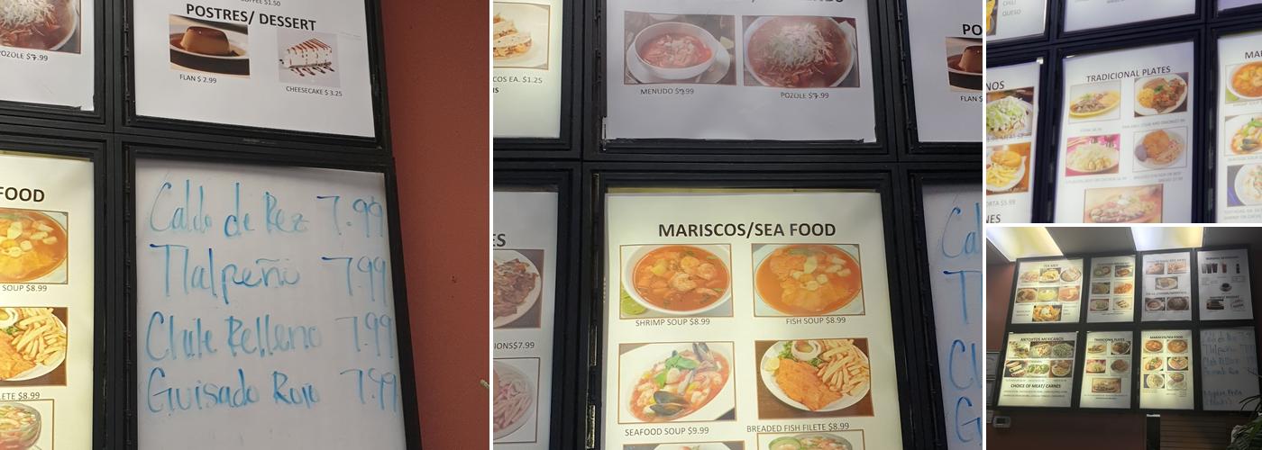 Don Limon Taqueria Menu