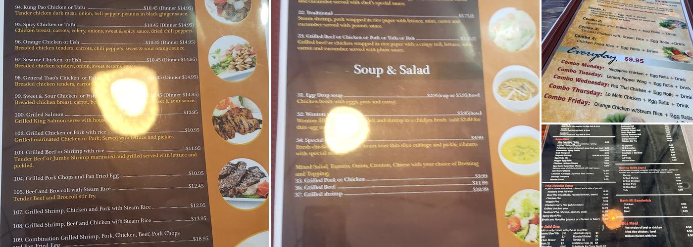 Pho Kobee Menu