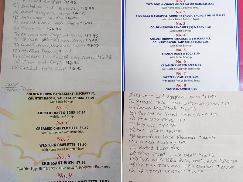 Liberty Diner Menu