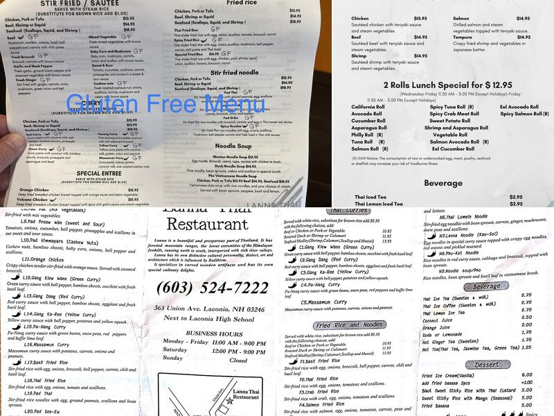 Lanna Thai Menu