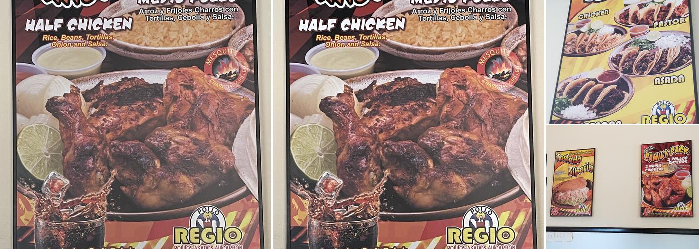 Pollo Regio Menu
