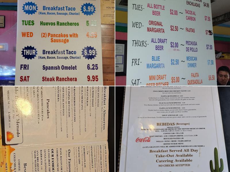 Los Lupes Duncanville Menu