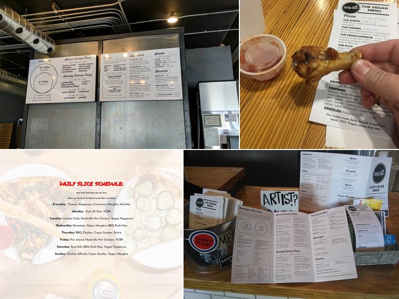 Lucky Slice Pizza - Logan Menu