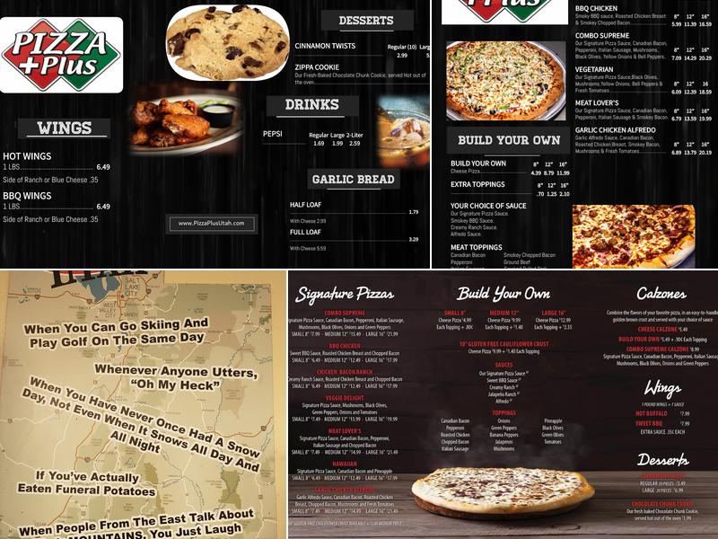 Pizza Plus Menu