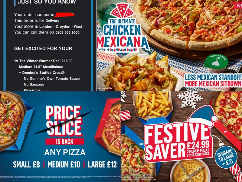 Domino's Pizza - London - Croydon - West Menu