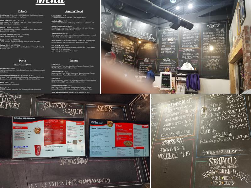 MayMoes Cajun Grill Menu