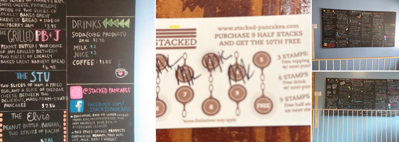 Stacked Menu