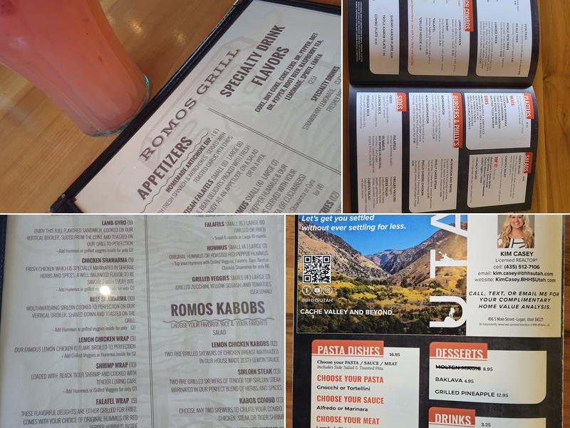 Romo's Mediterranean Grill Menu