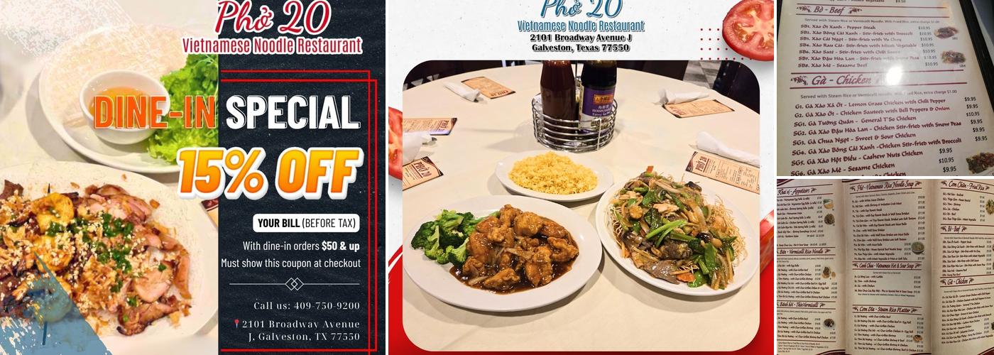 Pho 20 Menu