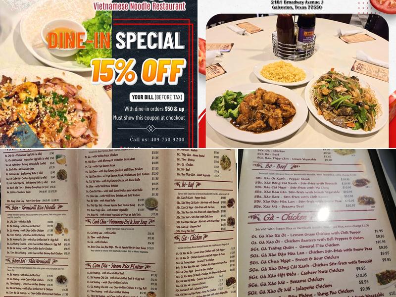 Pho 20 Menu