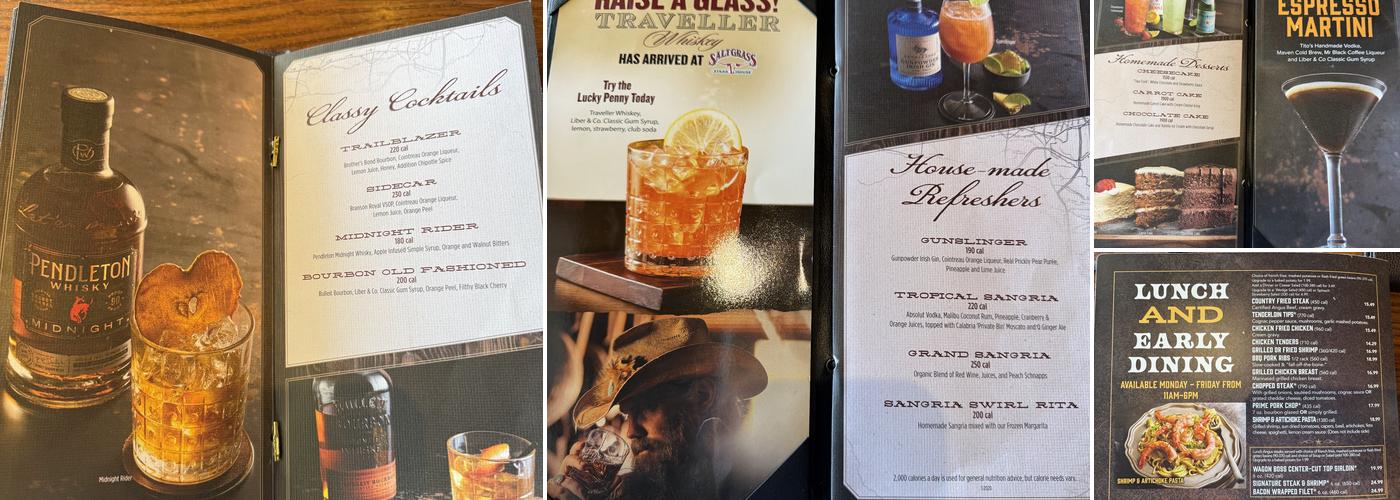 Saltgrass Steak House Menu