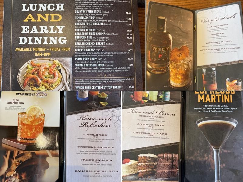 Saltgrass Steak House Menu