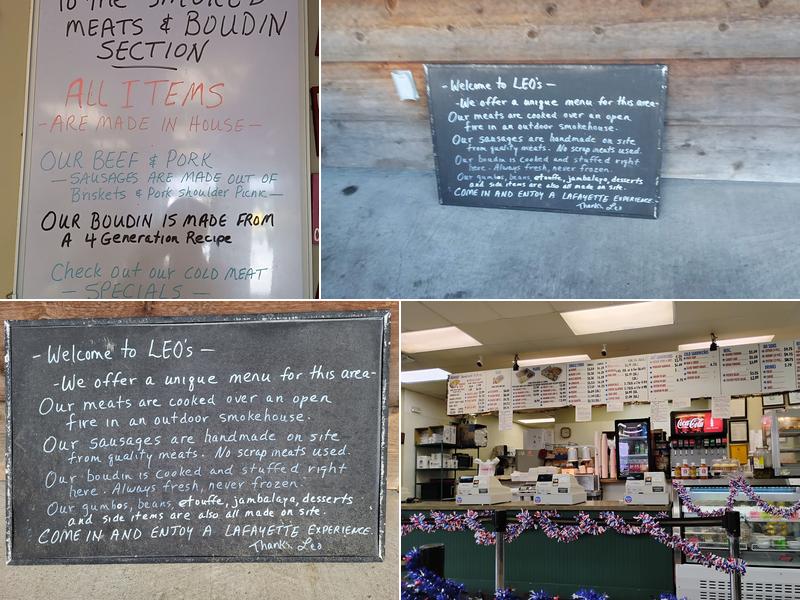 Leo's Cajun Corner Menu