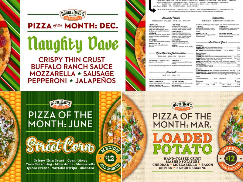 DoubleDave's Pizzaworks Menu