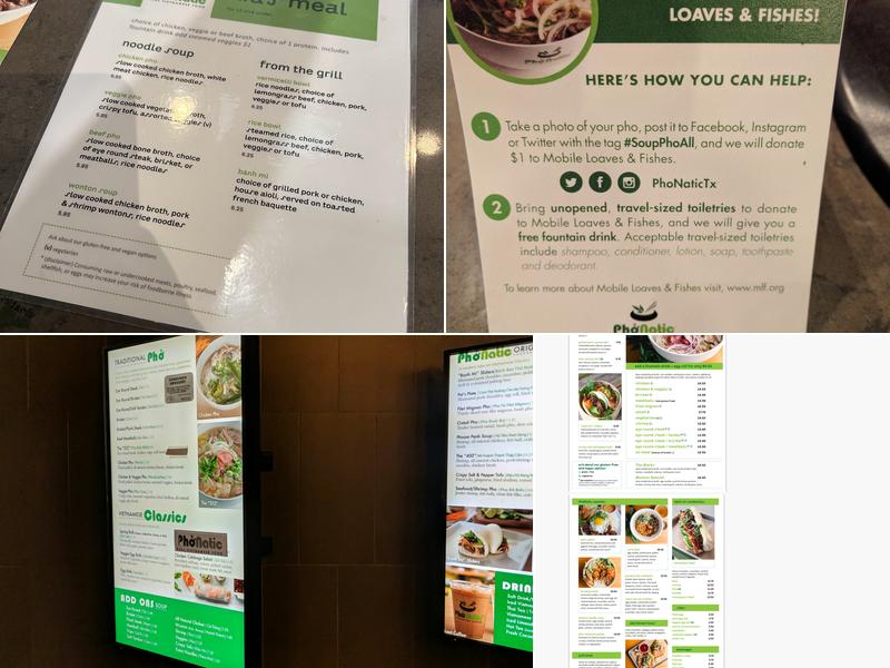 PhởNatic Menu