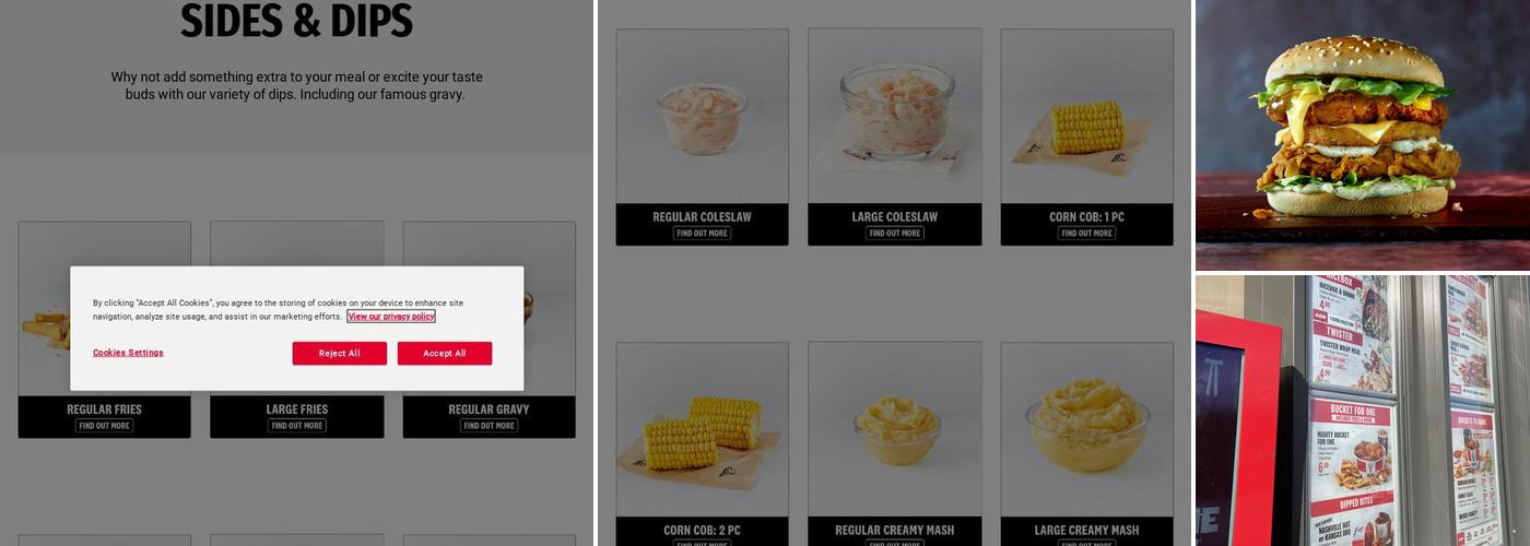 KFC Pocklington - York Road Menu