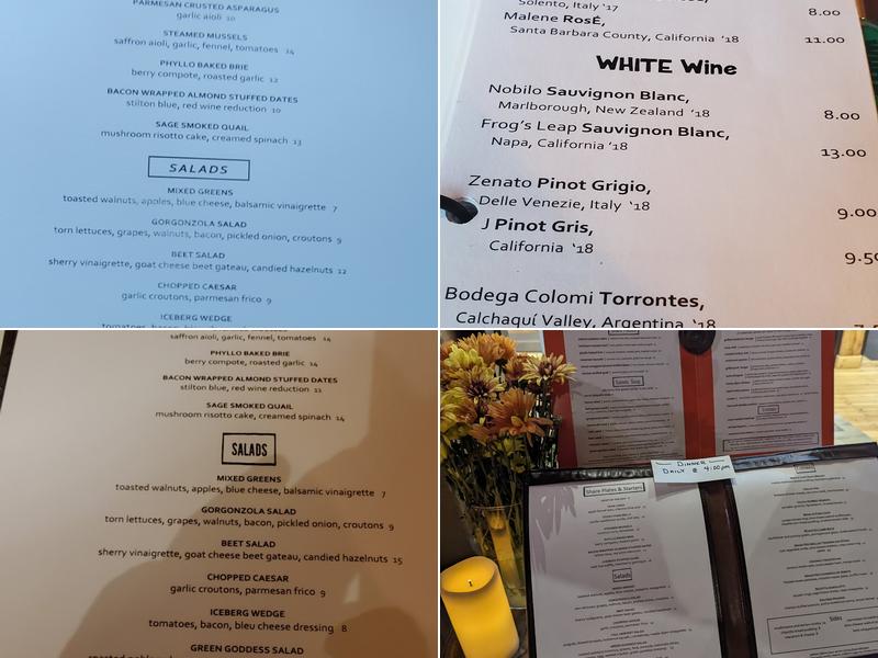 Painted Pony Restaurant Menu