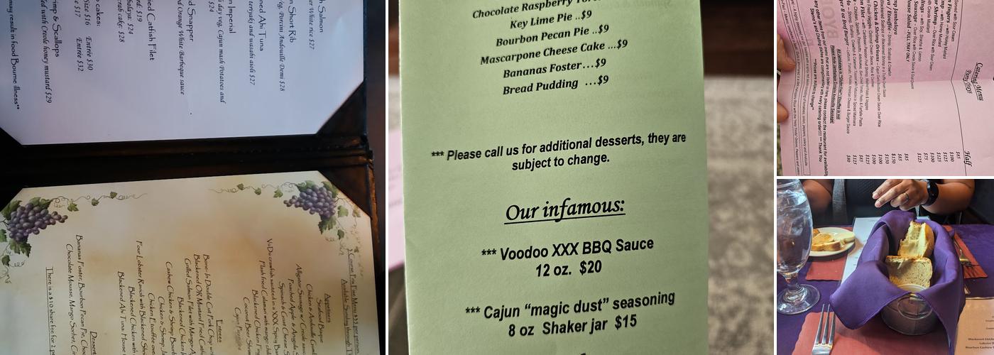 High Street Caffe Menu