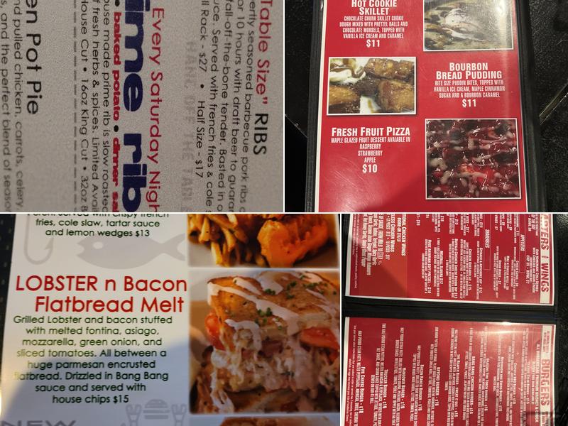 Jerzi's 41 Sports Bar and Grill Menu