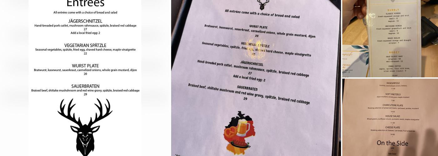 Steinhaus Menu