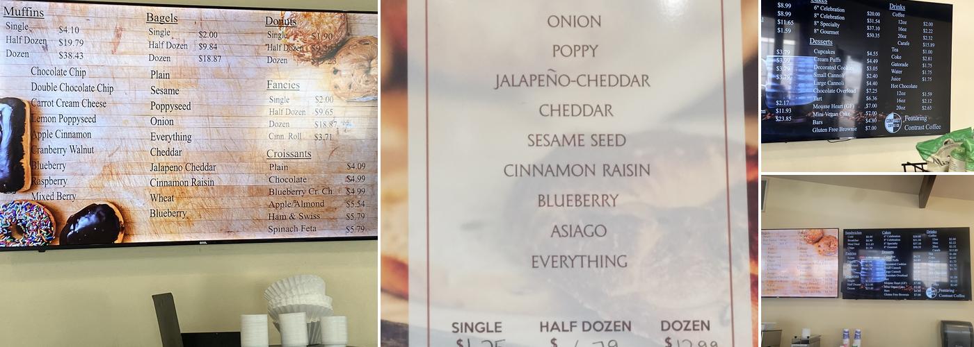 Huron Mountain Bakery Menu