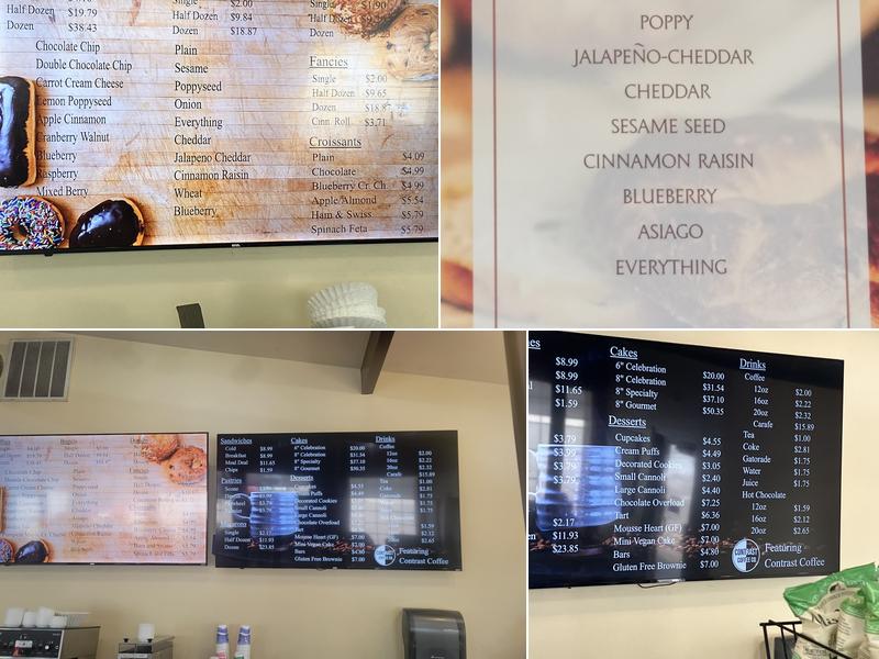 Huron Mountain Bakery Menu