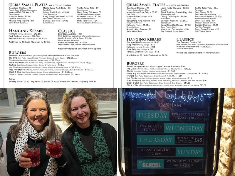 The Angler Oakham Menu