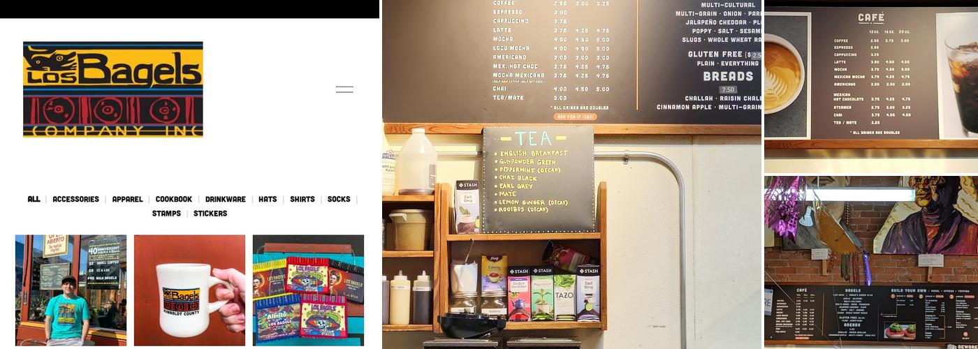 Los Bagels Menu
