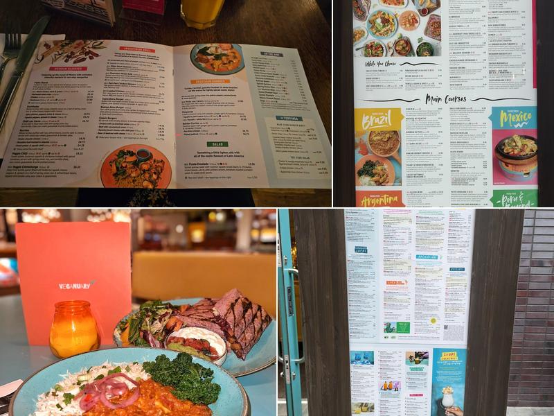 Las Iguanas - Bracknell Menu