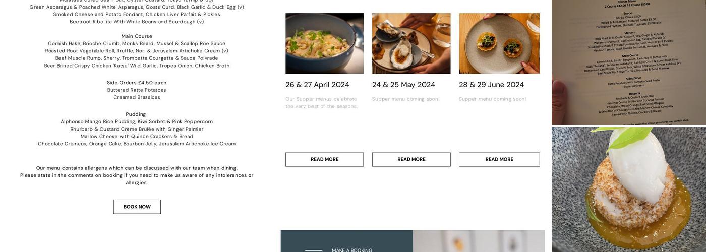 Seasonality - Modern Neighbourhood Restaurant - Dine at Home Boxes Menu